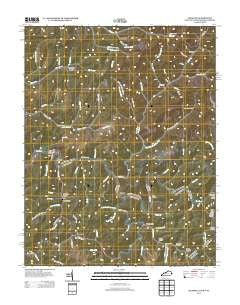 Majestic Kentucky Historical topographic map, 1:24000 scale, 7.5 X 7.5 Minute, Year 2013