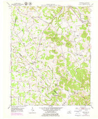 Maretburg Kentucky Historical topographic map, 1:24000 scale, 7.5 X 7.5 Minute, Year 1953