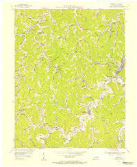 Martin Kentucky Historical topographic map, 1:24000 scale, 7.5 X 7.5 Minute, Year 1954