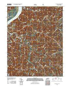 Mattingly Kentucky Historical topographic map, 1:24000 scale, 7.5 X 7.5 Minute, Year 2010