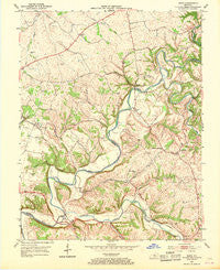 Maud Kentucky Historical topographic map, 1:24000 scale, 7.5 X 7.5 Minute, Year 1953