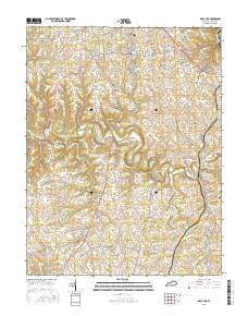 Mays Lick Kentucky Current topographic map, 1:24000 scale, 7.5 X 7.5 Minute, Year 2016
