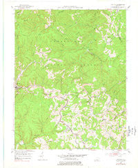 Mc Kee Kentucky Historical topographic map, 1:24000 scale, 7.5 X 7.5 Minute, Year 1953