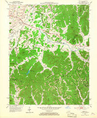 Means Kentucky Historical topographic map, 1:24000 scale, 7.5 X 7.5 Minute, Year 1952