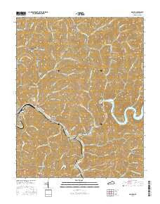 Millard Kentucky Current topographic map, 1:24000 scale, 7.5 X 7.5 Minute, Year 2016
