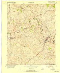 Millersburg Kentucky Historical topographic map, 1:24000 scale, 7.5 X 7.5 Minute, Year 1953