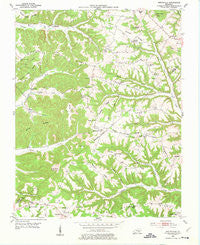 Mintonville Kentucky Historical topographic map, 1:24000 scale, 7.5 X 7.5 Minute, Year 1953