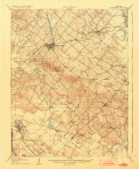 Morganfield Kentucky Historical topographic map, 1:62500 scale, 15 X 15 Minute, Year 1907