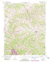 Mount Eden Kentucky Historical topographic map, 1:24000 scale, 7.5 X 7.5 Minute, Year 1954