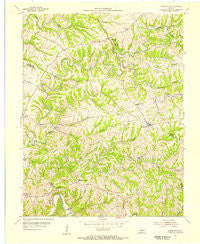 Mount Eden Kentucky Historical topographic map, 1:24000 scale, 7.5 X 7.5 Minute, Year 1954