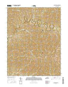 Mount Olivet Kentucky Current topographic map, 1:24000 scale, 7.5 X 7.5 Minute, Year 2016