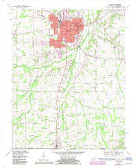 Murray Kentucky Historical topographic map, 1:24000 scale, 7.5 X 7.5 Minute, Year 1969