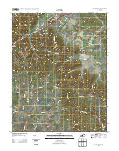 Nelsonville Kentucky Historical topographic map, 1:24000 scale, 7.5 X 7.5 Minute, Year 2013