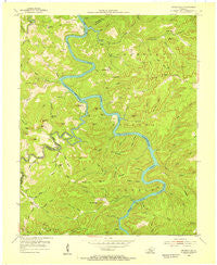 Nevelsville Kentucky Historical topographic map, 1:24000 scale, 7.5 X 7.5 Minute, Year 1954
