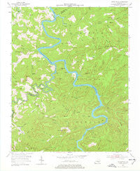 Nevelsville Kentucky Historical topographic map, 1:24000 scale, 7.5 X 7.5 Minute, Year 1954