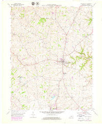 New Castle Kentucky Historical topographic map, 1:24000 scale, 7.5 X 7.5 Minute, Year 1954