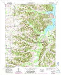 New Concord Kentucky Historical topographic map, 1:24000 scale, 7.5 X 7.5 Minute, Year 1955