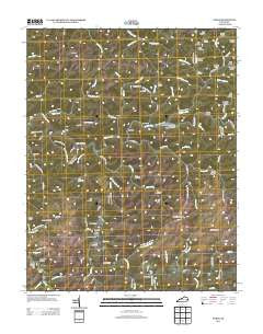 Noble Kentucky Historical topographic map, 1:24000 scale, 7.5 X 7.5 Minute, Year 2013