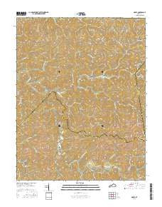 Noble Kentucky Current topographic map, 1:24000 scale, 7.5 X 7.5 Minute, Year 2016