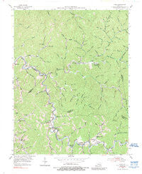 Noble Kentucky Historical topographic map, 1:24000 scale, 7.5 X 7.5 Minute, Year 1954