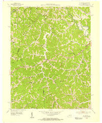 Oil Springs Kentucky Historical topographic map, 1:24000 scale, 7.5 X 7.5 Minute, Year 1954