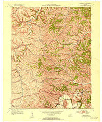 Owingsville Kentucky Historical topographic map, 1:24000 scale, 7.5 X 7.5 Minute, Year 1952