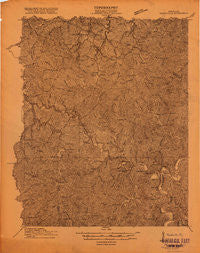 Paintsville Kentucky Historical topographic map, 1:48000 scale, 15 X 15 Minute, Year 1915