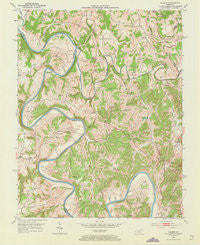 Palmer Kentucky Historical topographic map, 1:24000 scale, 7.5 X 7.5 Minute, Year 1952