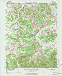 Panola Kentucky Historical topographic map, 1:24000 scale, 7.5 X 7.5 Minute, Year 1952
