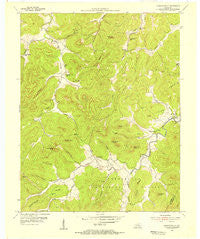Parmleysville Kentucky Historical topographic map, 1:24000 scale, 7.5 X 7.5 Minute, Year 1954