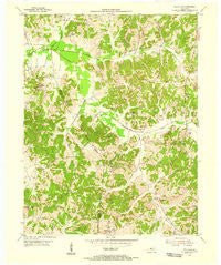 Pellville Kentucky Historical topographic map, 1:24000 scale, 7.5 X 7.5 Minute, Year 1953