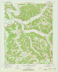 Phil Kentucky Historical topographic map, 1:24000 scale, 7.5 X 7.5 Minute, Year 1953