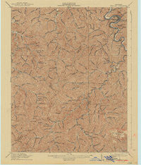 Pikeville Kentucky Historical topographic map, 1:62500 scale, 15 X 15 Minute, Year 1916