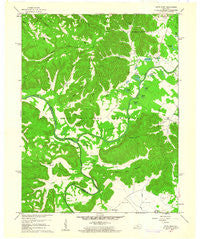 Pitts Point Kentucky Historical topographic map, 1:24000 scale, 7.5 X 7.5 Minute, Year 1960