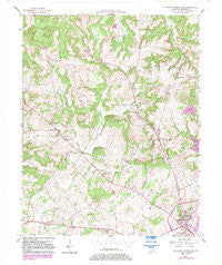 Pleasant Green Hill Kentucky Historical topographic map, 1:24000 scale, 7.5 X 7.5 Minute, Year 1957