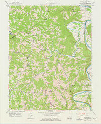 Polsgrove Kentucky Historical topographic map, 1:24000 scale, 7.5 X 7.5 Minute, Year 1953