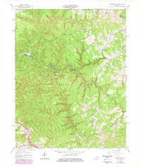 Pomeroyton Kentucky Historical topographic map, 1:24000 scale, 7.5 X 7.5 Minute, Year 1966