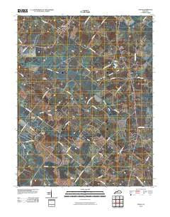 Poole Kentucky Historical topographic map, 1:24000 scale, 7.5 X 7.5 Minute, Year 2010