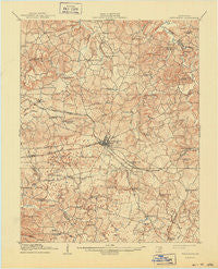 Princeton Kentucky Historical topographic map, 1:62500 scale, 15 X 15 Minute, Year 1910