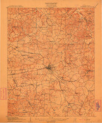 Princeton Kentucky Historical topographic map, 1:62500 scale, 15 X 15 Minute, Year 1910