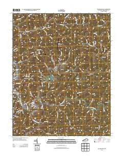 Quicksand Kentucky Historical topographic map, 1:24000 scale, 7.5 X 7.5 Minute, Year 2013