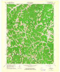 Redbush Kentucky Historical topographic map, 1:24000 scale, 7.5 X 7.5 Minute, Year 1962