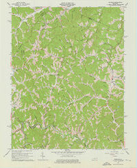 Redbush Kentucky Historical topographic map, 1:24000 scale, 7.5 X 7.5 Minute, Year 1962