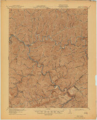 Regina Kentucky Historical topographic map, 1:62500 scale, 15 X 15 Minute, Year 1917