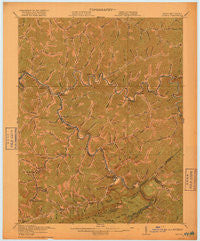 Regina Kentucky Historical topographic map, 1:62500 scale, 15 X 15 Minute, Year 1917