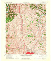 Richmond North Kentucky Historical topographic map, 1:24000 scale, 7.5 X 7.5 Minute, Year 1965