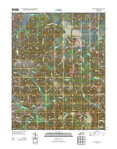 Rochester Kentucky Historical topographic map, 1:24000 scale, 7.5 X 7.5 Minute, Year 2013