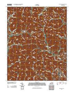 Rockholds Kentucky Historical topographic map, 1:24000 scale, 7.5 X 7.5 Minute, Year 2010