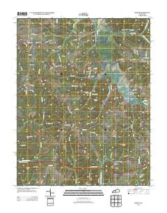 Rosine Kentucky Historical topographic map, 1:24000 scale, 7.5 X 7.5 Minute, Year 2013