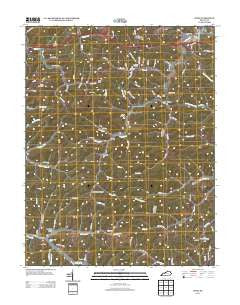 Rush Kentucky Historical topographic map, 1:24000 scale, 7.5 X 7.5 Minute, Year 2013